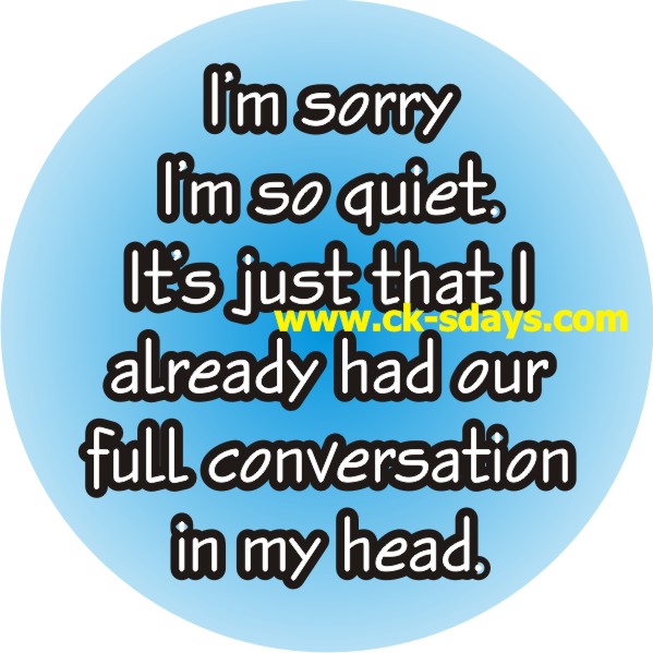 introvert problem conversation in my head