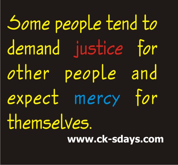 justice vs mercy