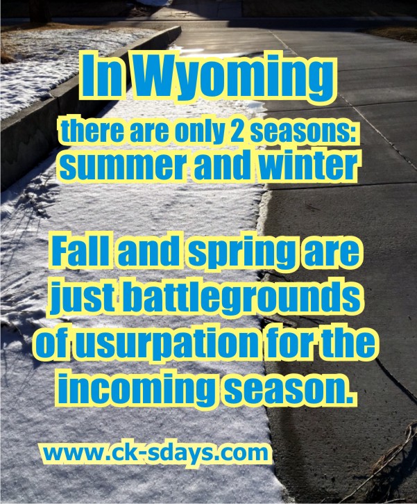 springtime in Wyoming