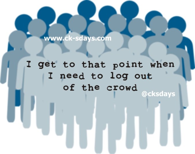 log out of crowd