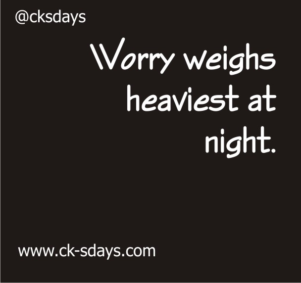 worry weighs